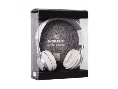 Audio Extra Bass Stereo Headset - fehér