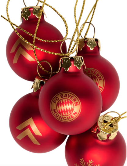 vánoční koule - 10 ks FC Bayern München