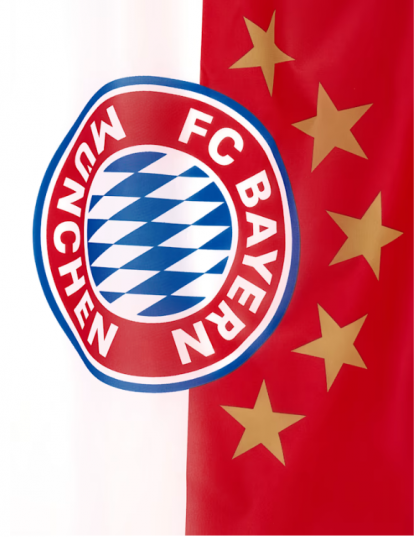 vlajka FC Bayern München Logo - 150 x 100 cm
