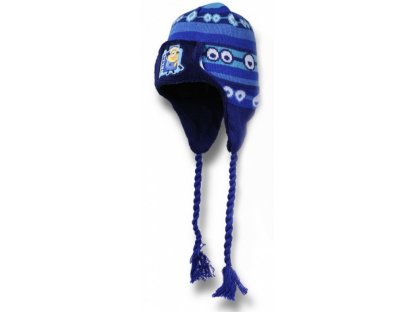 zimní čepice MINIONS - Mimoňové - modrá - velikost: 54