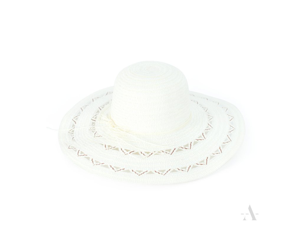 Dámský letní klobouk bílý