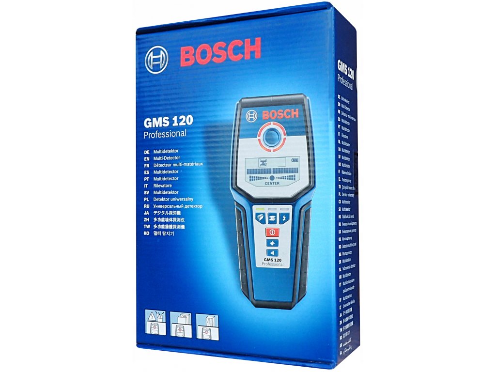 Bosch GMS 120 Professional + (označovač otvorů)