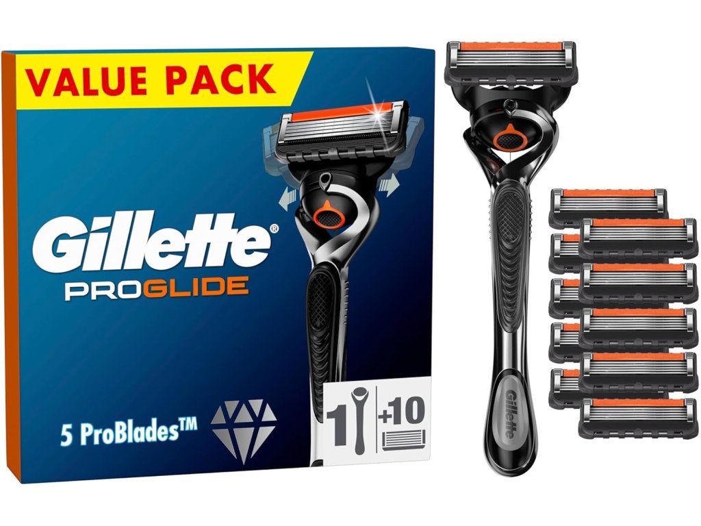 Gillette Fusion5 ProGlide + 10 ks hlavic