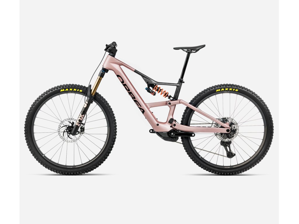 Orbea RISE LT M-TEAM 420W Desert Rose-Carbon Raw 2026 - albie.cz