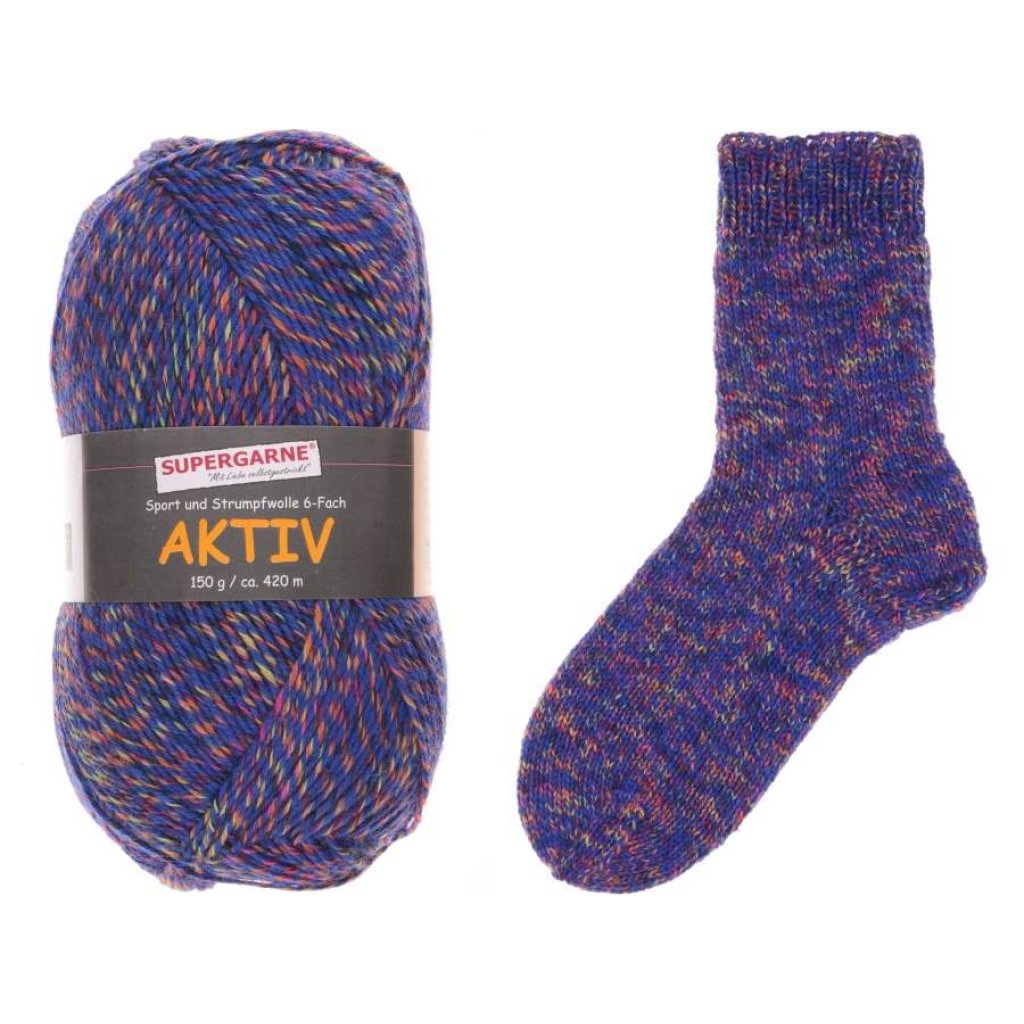 Aktiv 6-fach MOULINE Color 365-40 royal