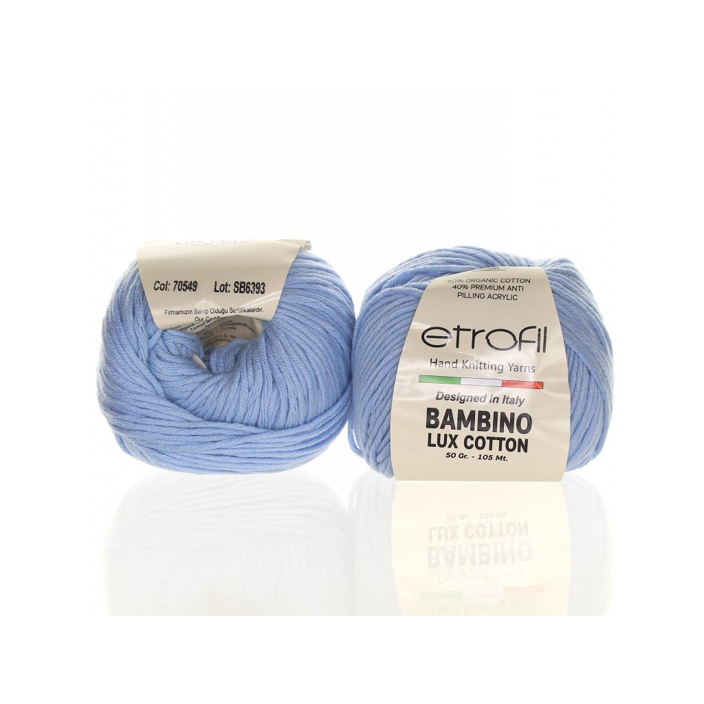 Bambino Lux Cotton 70549 sv.modrá