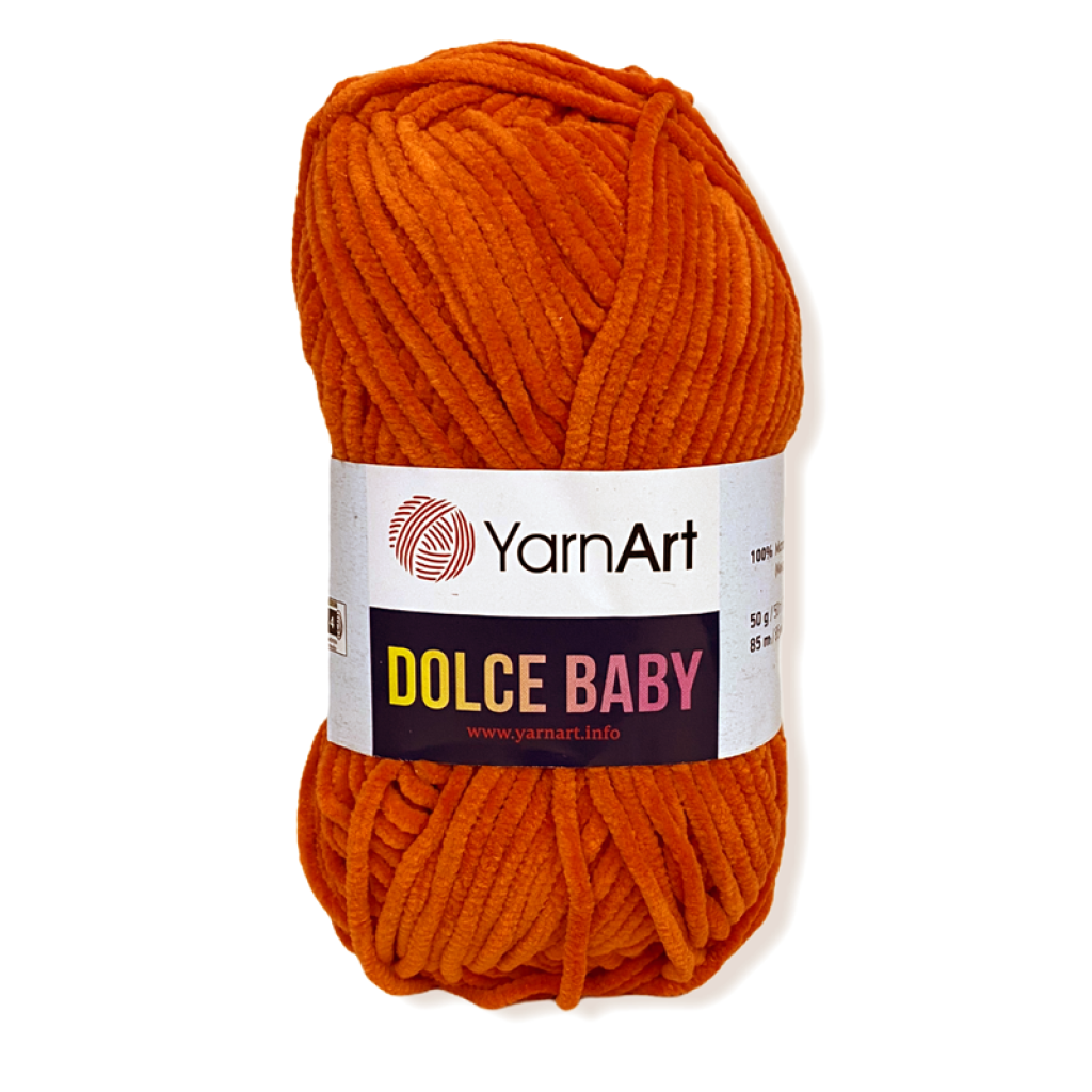 Dolce baby 778 sytá oranžová (tenčí varianta)