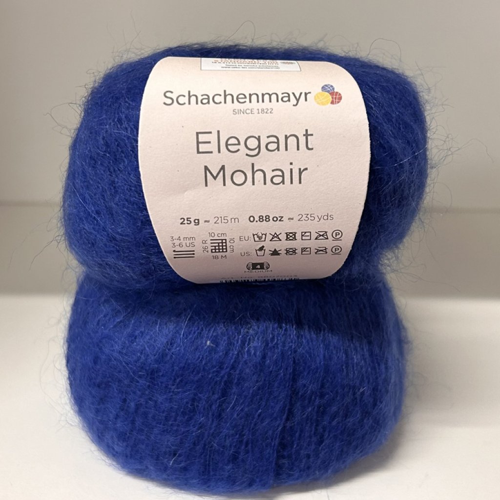 Elegant Mohair 053 modrá