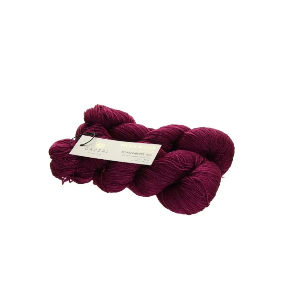 Gazzal Wool Star 3825 boysenberry (borůvka)