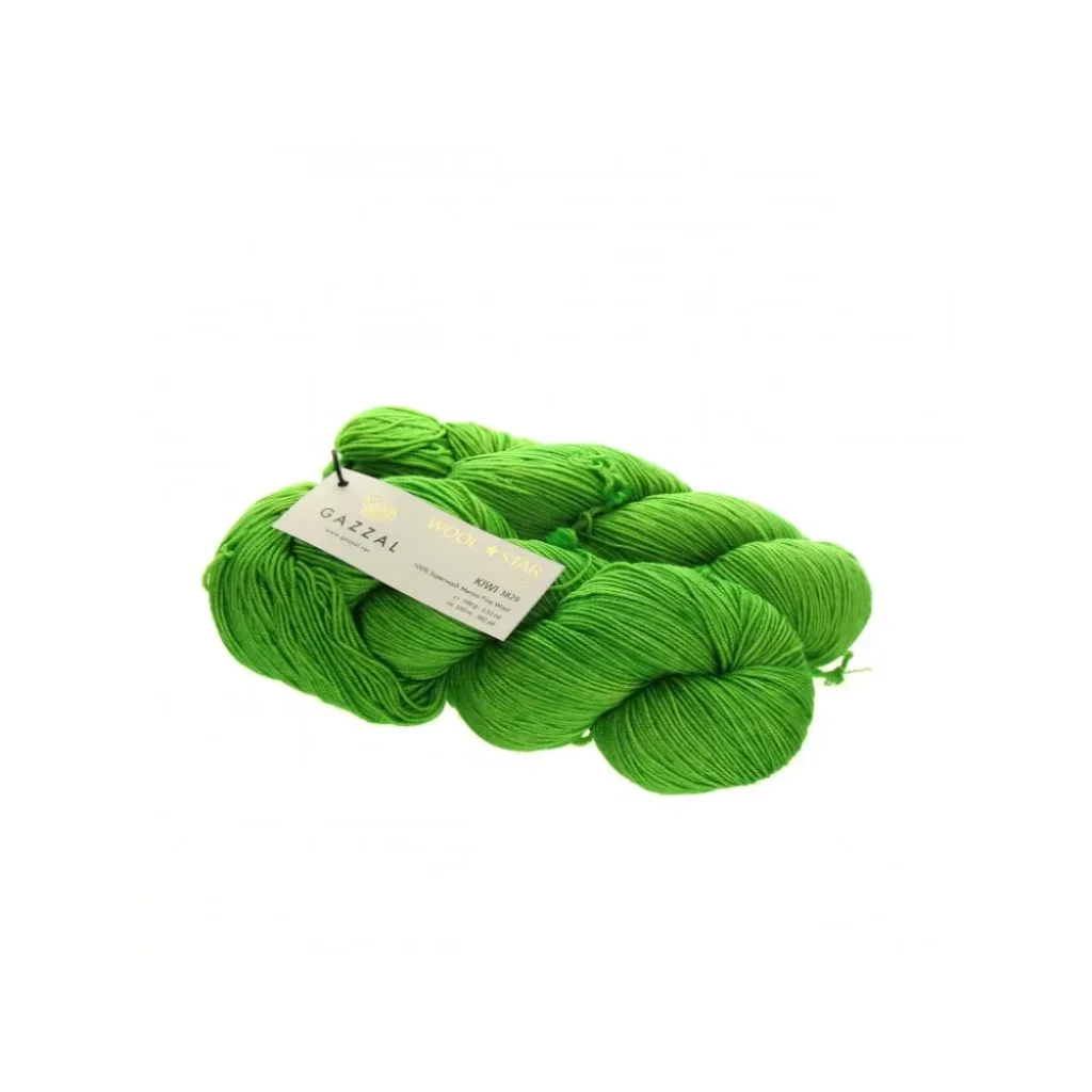 Gazzal Wool Star 3829 Kiwi