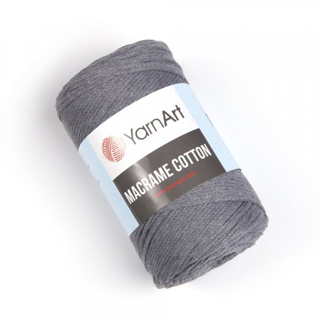 Macrame Cotton 774 šedá