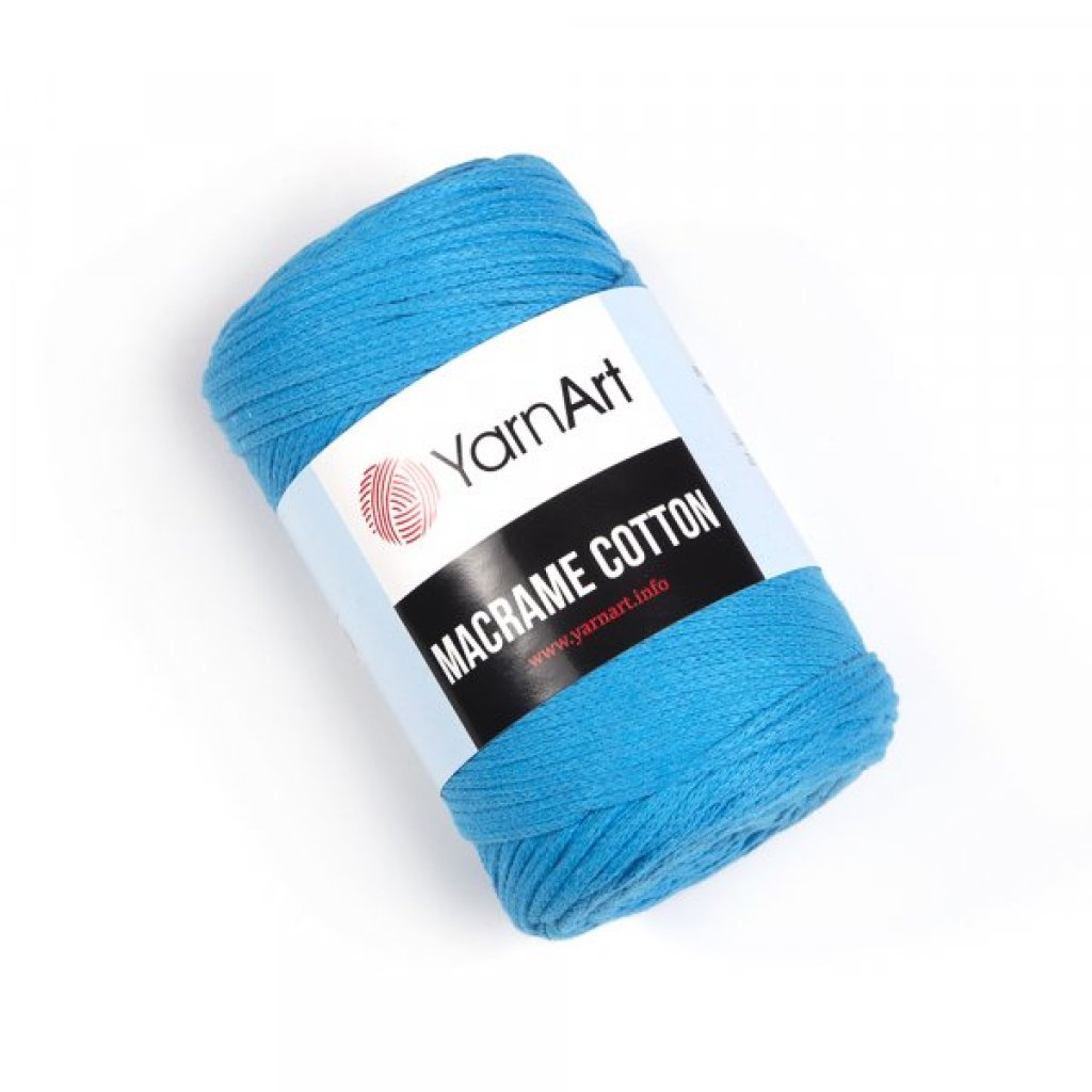 Macrame Cotton 780 modrý tyrkys