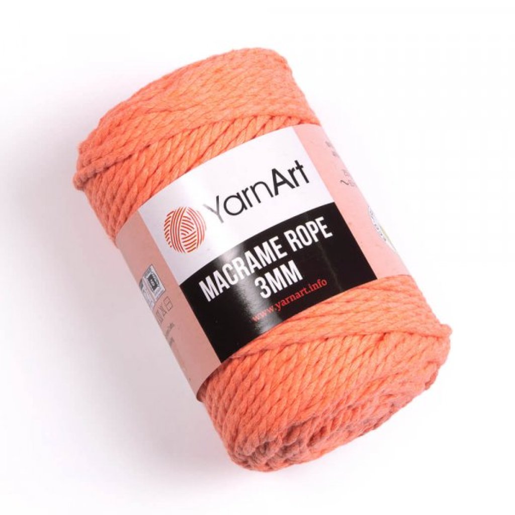 Macrame Rope 3mm - 767 oranžová