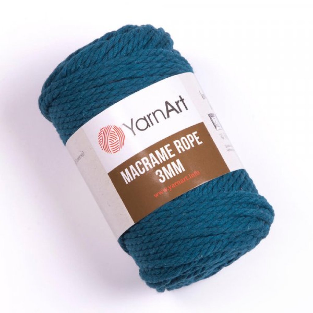 Macrame Rope 3mm - 789 petrol