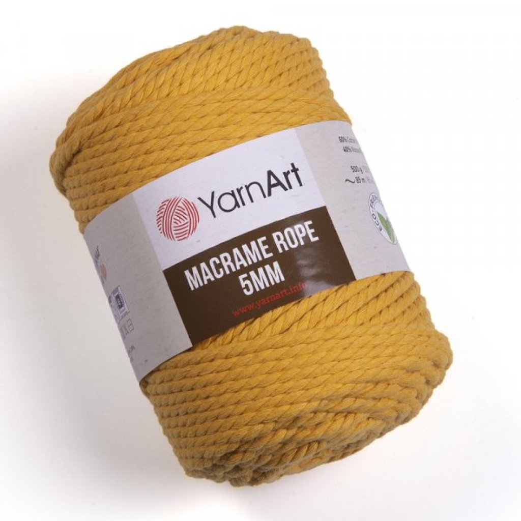 Macrame Rope 5mm 764 hořčice