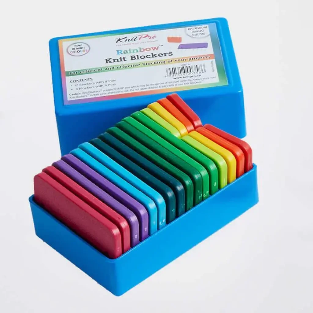 Rainbow - blokovací hřebínky KnitPro