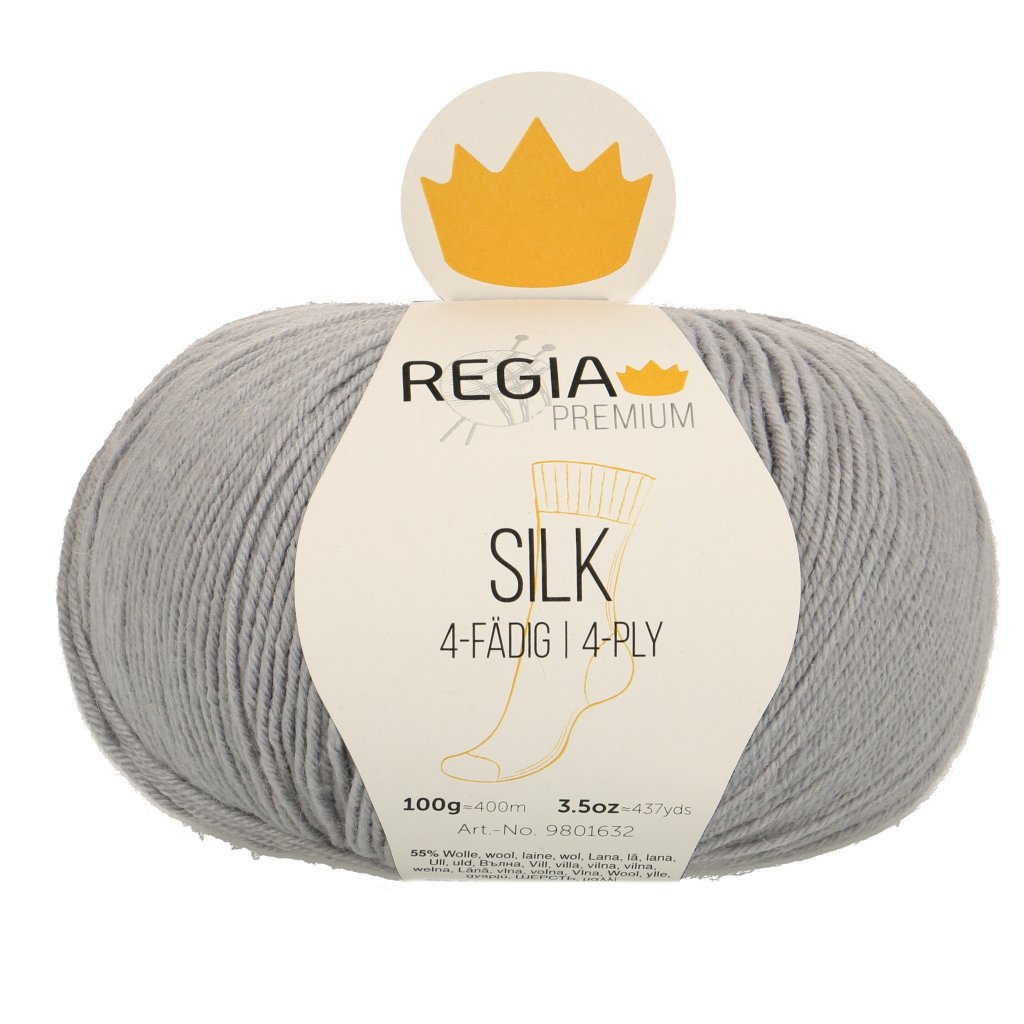 Regia Silk Premium 051 silberblau