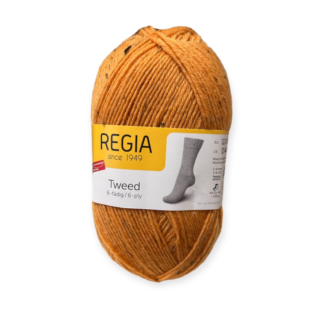 Regia Tweed 6-ply 22 papaya