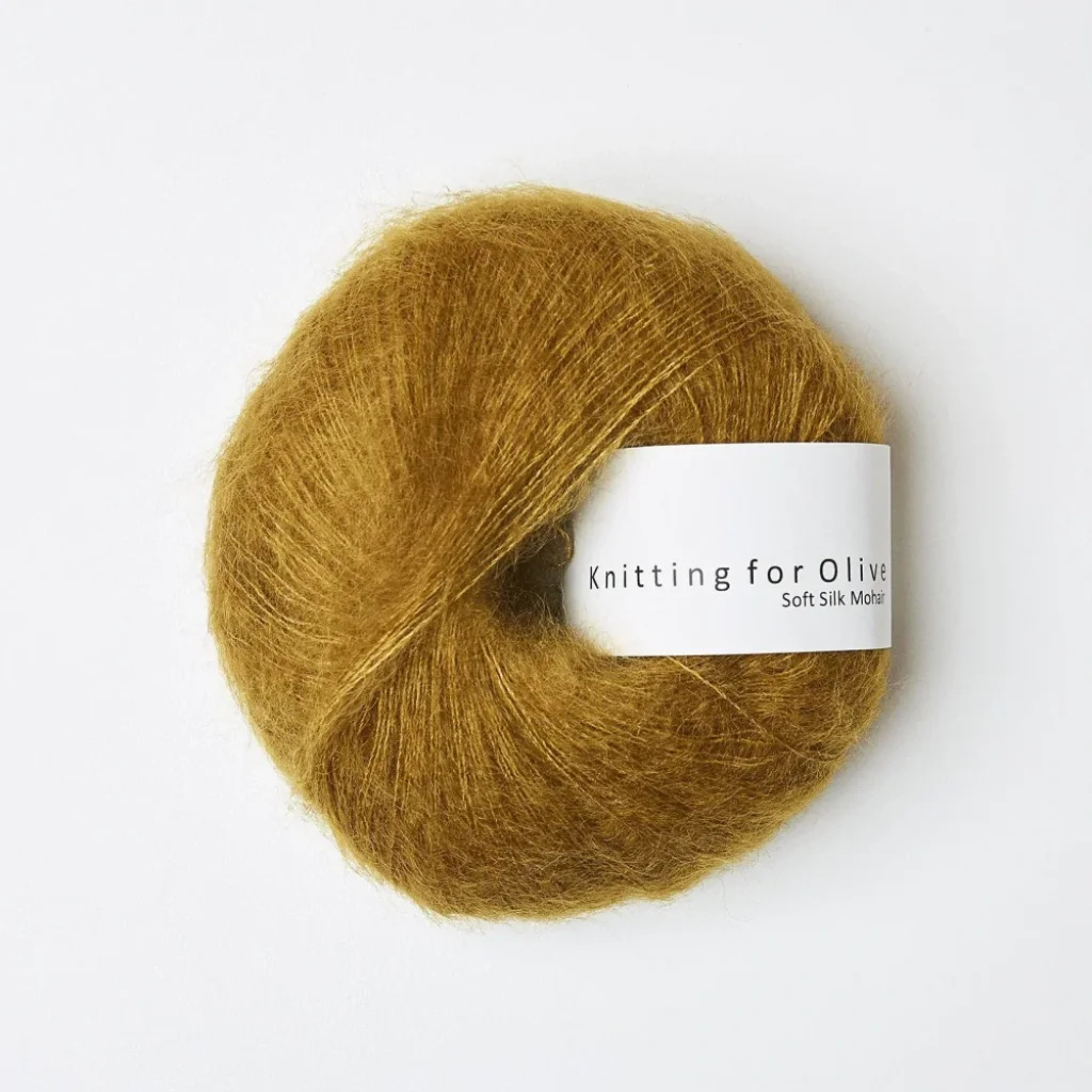 Soft Silk Mohair - Dark Mustard