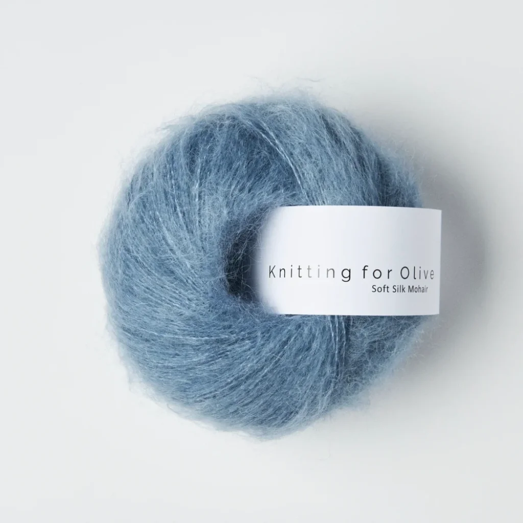 Soft Silk Mohair - Dusty Dove Blue