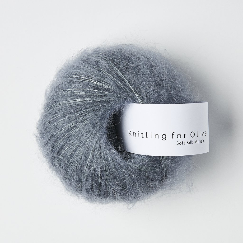 Soft Silk Mohair - Dusty Petroleum Blue