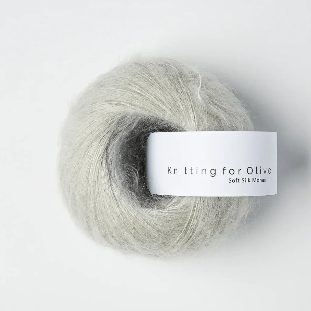 Soft Silk Mohair - Pearl Grey