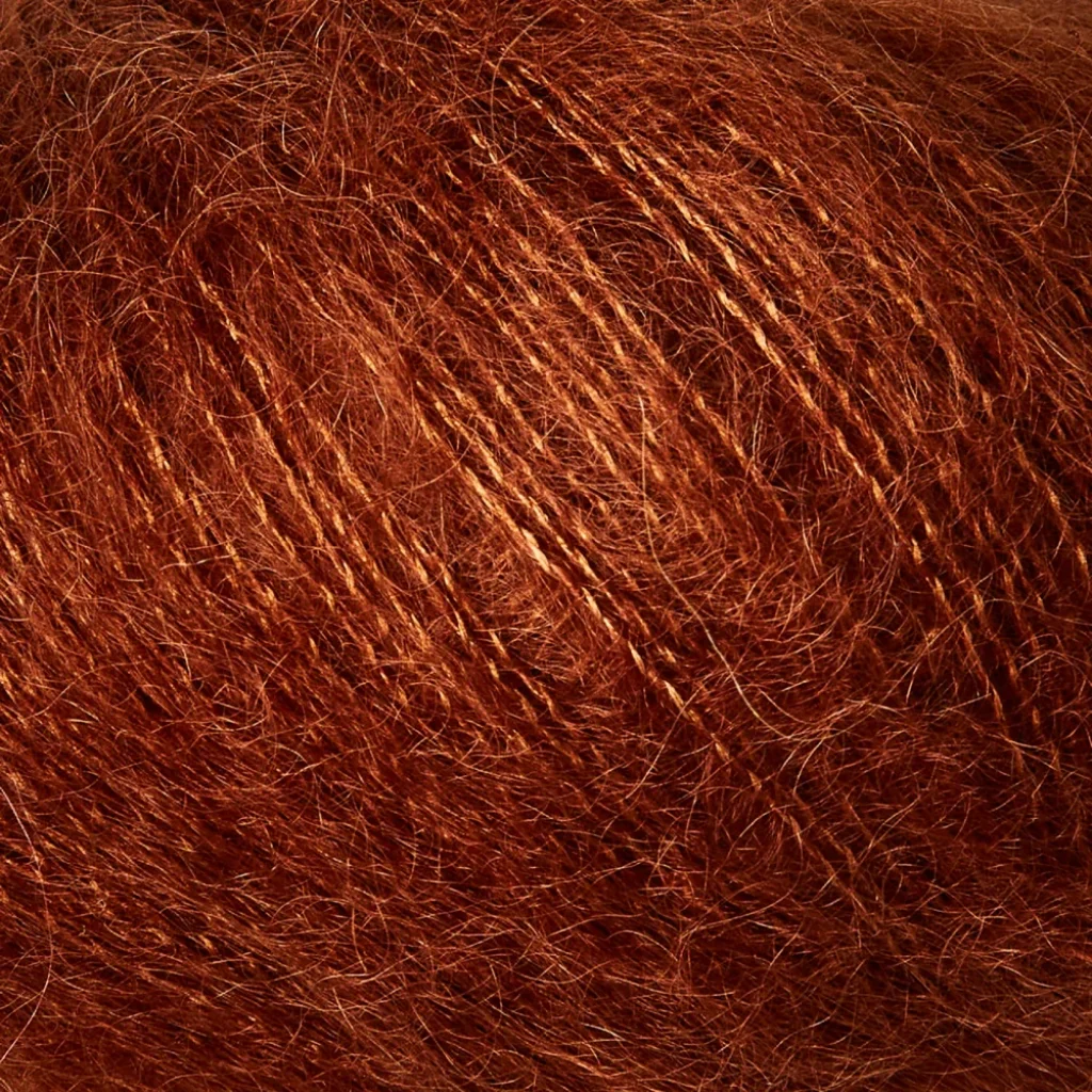 Soft Silk Mohair - Rust