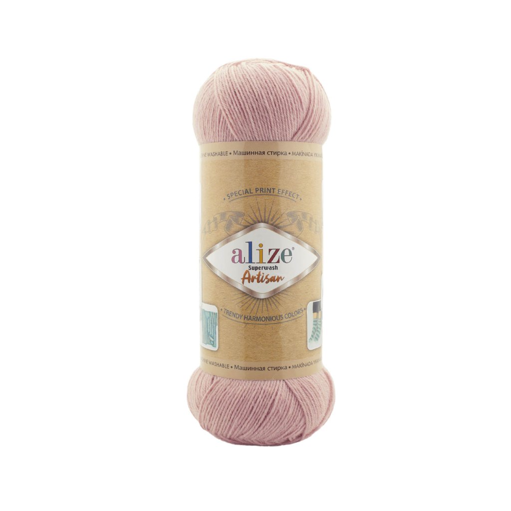Superwash Artisan 161 pudrová