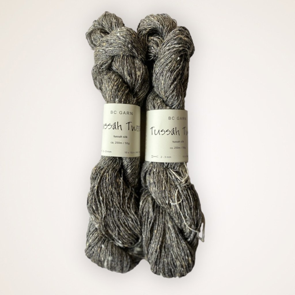 Tussah Tweed 012 grey-tweed-mix