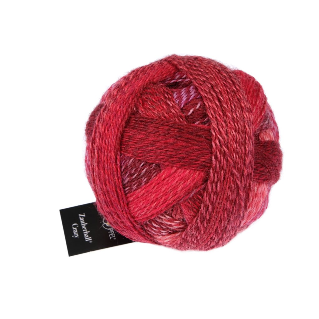 Zauberball Crazy 2620 Red In A Suit