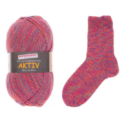 Aktiv 6-fach MOULINE Color 365-00 růžová