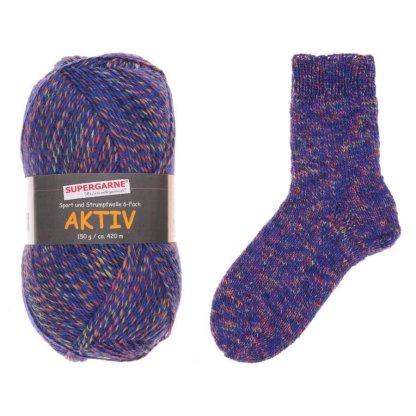 Aktiv 6-fach MOULINE Color 365-40 royal