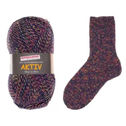 Aktiv 6-fach MOULINE Color 365-80 marine