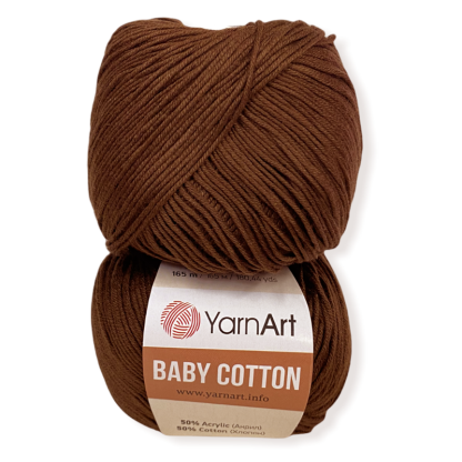 Baby Cotton 408 hnědá