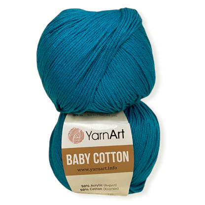 Baby Cotton 458 modrý tyrkys