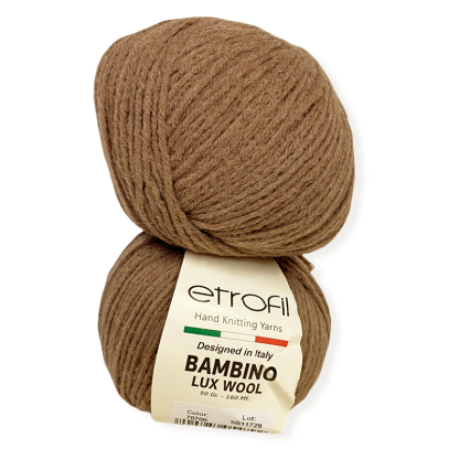 Bambino Lux Wool 70700 sv.kávová