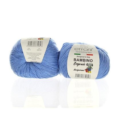 Bambino Organic 70513 středně modrá