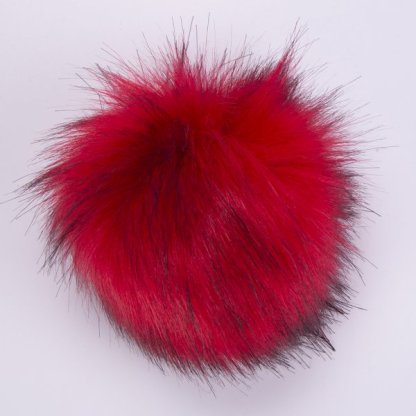 bambule Furry Pompons - 57 červená