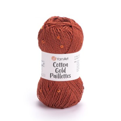 Cotton Gold Paillettes 7117 pálená