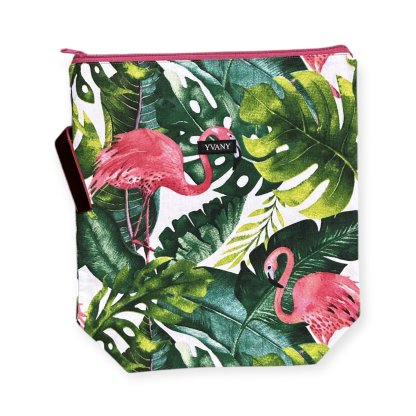 Designová projektová taštička 33x40 cm - Plameňáci