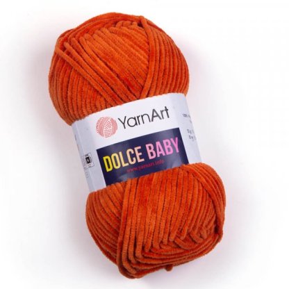 Dolce baby 778 sytá oranžová (tenčí varianta)