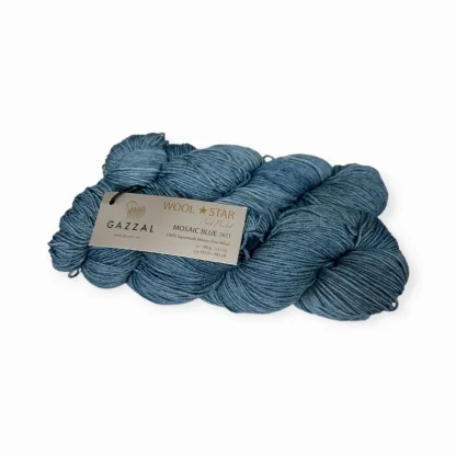 Gazzal Wool Star 3821 mosaic blue