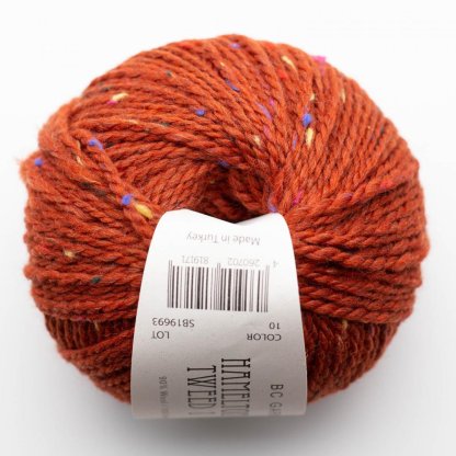 Hamelton Tweed 1 GOTS - 10 orange