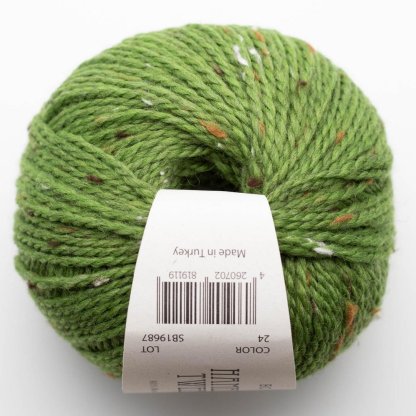 Hamelton Tweed 1 GOTS - 24 apple green