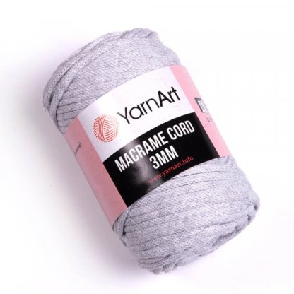 Macrame Cord 3mm - 756 sv.šedá