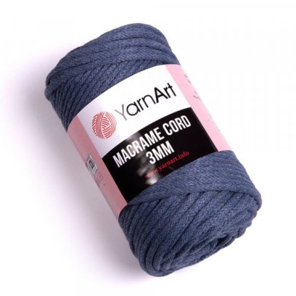 Macrame Cord 3mm - 761 denim