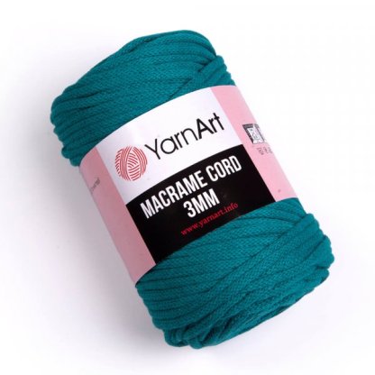 Macrame Cord 3mm - 783 tyrkys