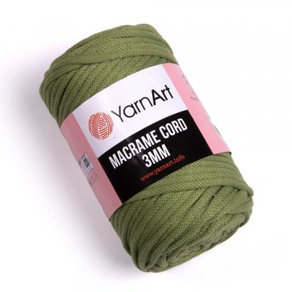 Macrame Cord 3mm - 787 khaki