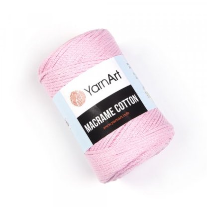 Macrame Cotton 762 jemná růžová