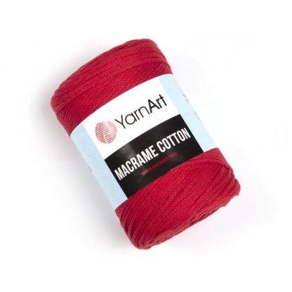 Macrame Cotton 773 červená